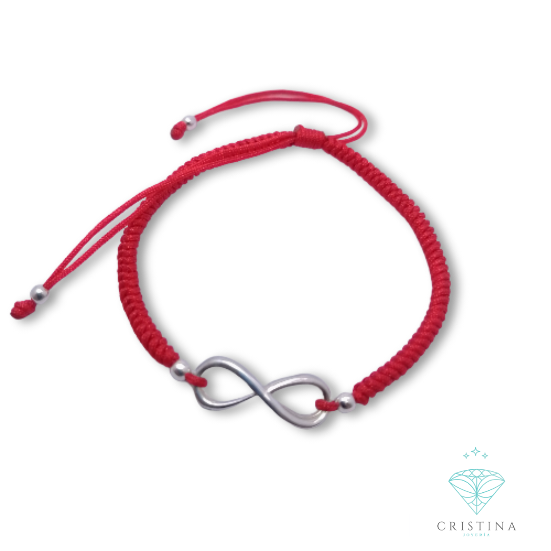 Pulsera Hilo Rojo Infinito