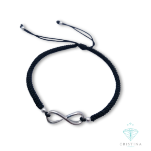 Pulsera Hilo Negro Infinito